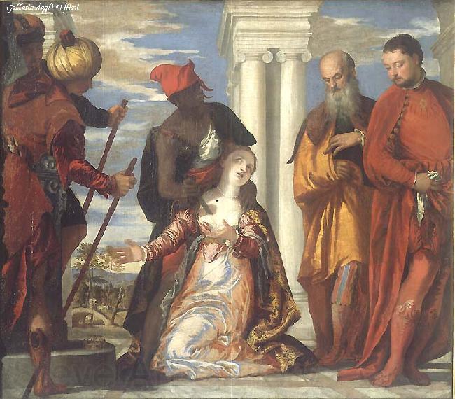 Paolo  Veronese The Martyrdom of St. Justine Spain oil painting art